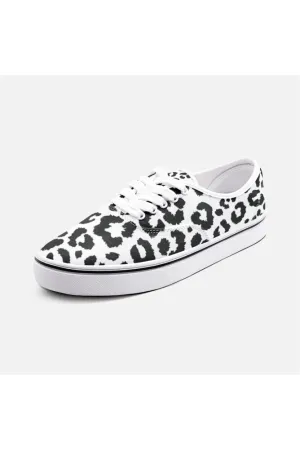Snow Leopard Canvas Sneakers