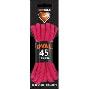 SofSole Kids Oval Sport Shoe Laces 45" Neon Pink