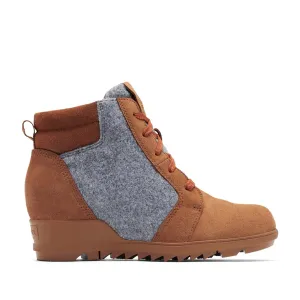 Sorel Women's Evie Ankle Lace in Velvet Tan, Blackened Brown