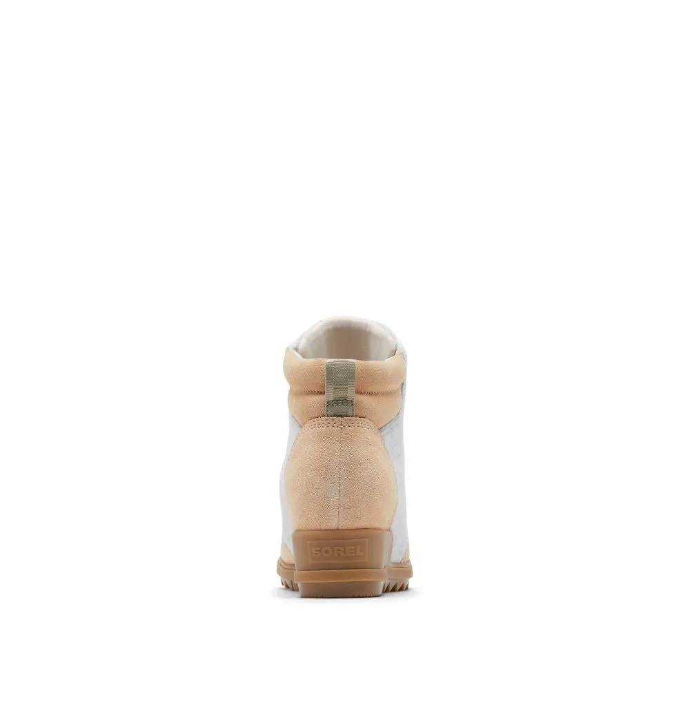 'Sorel' Women's Evie Ankle Lace Wedge Bootie - Ceramic / Natural