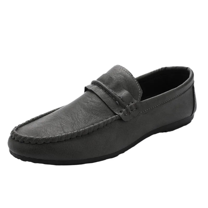 Summer 2024 new lazy loafers men's casual board shoes one pedal men's shoes business Internet celebrity driving men's shoes