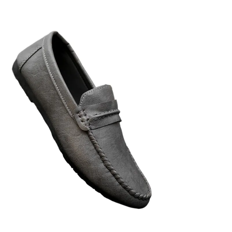 Summer 2024 new lazy loafers men's casual board shoes one pedal men's shoes business Internet celebrity driving men's shoes