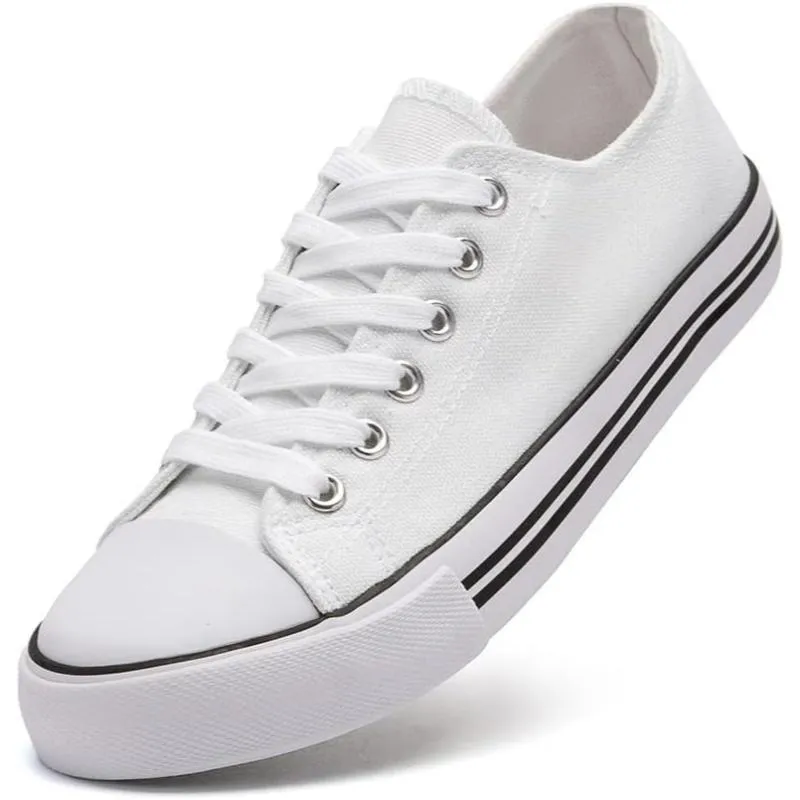 Traditional Canvas Lace Up Trainer For Men