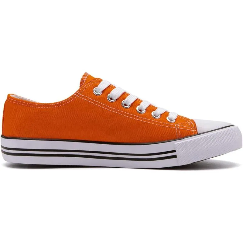 Traditional Canvas Lace Up Trainer For Men