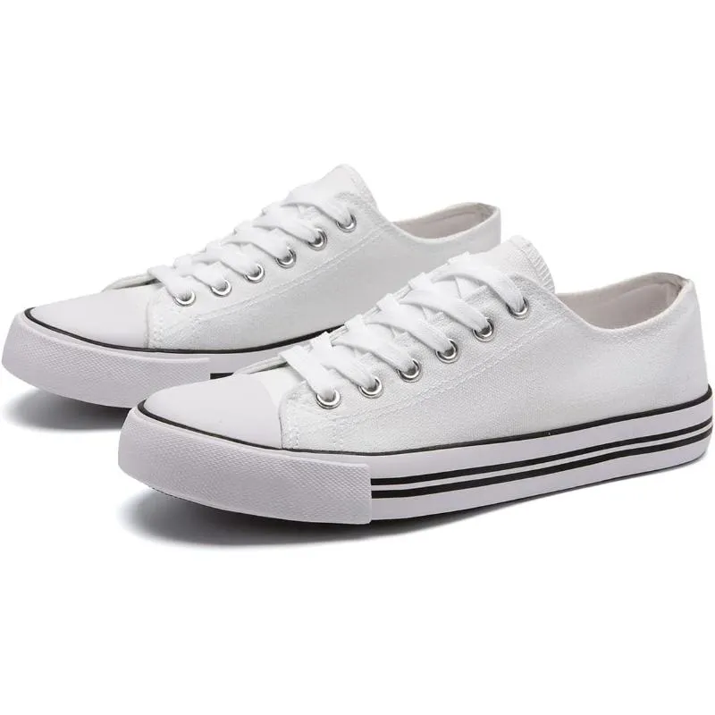 Traditional Canvas Lace Up Trainer For Men