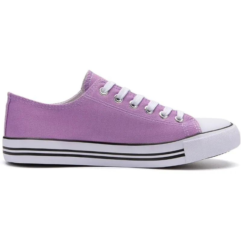 Traditional Canvas Lace Up Trainer For Men