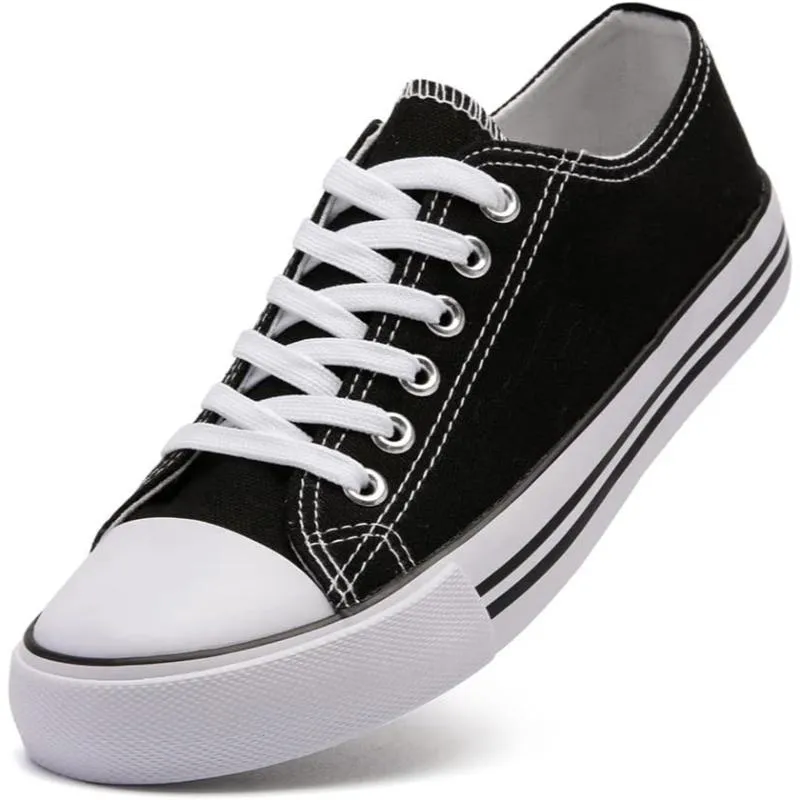Traditional Canvas Lace Up Trainer For Men