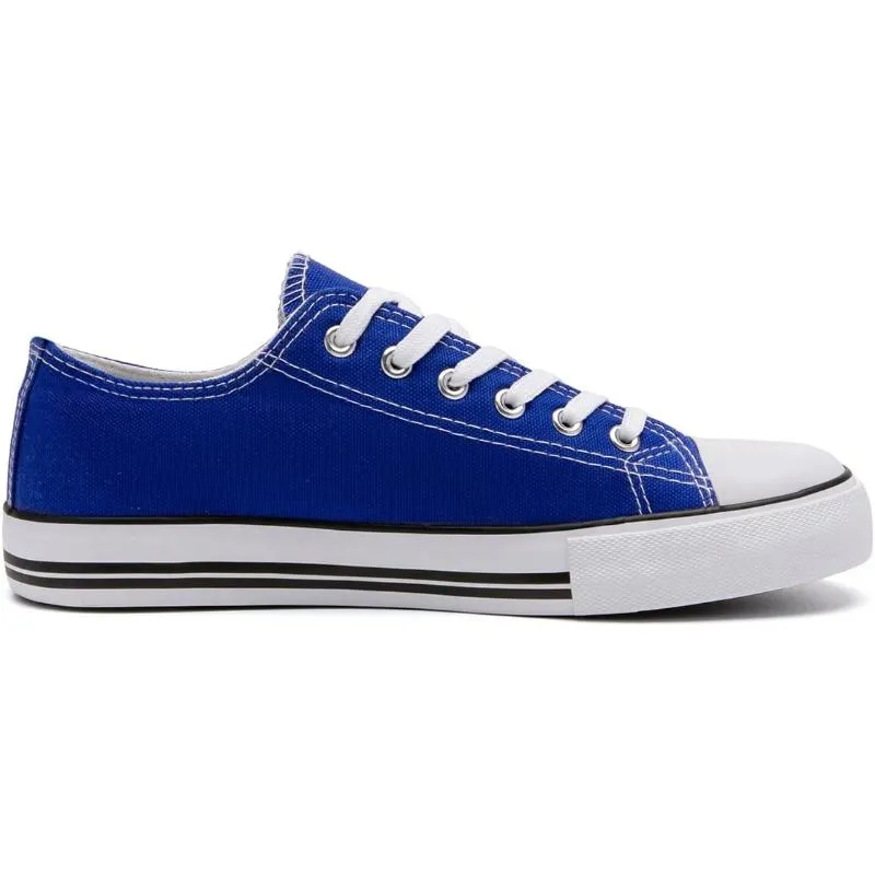 Traditional Canvas Lace Up Trainer For Men