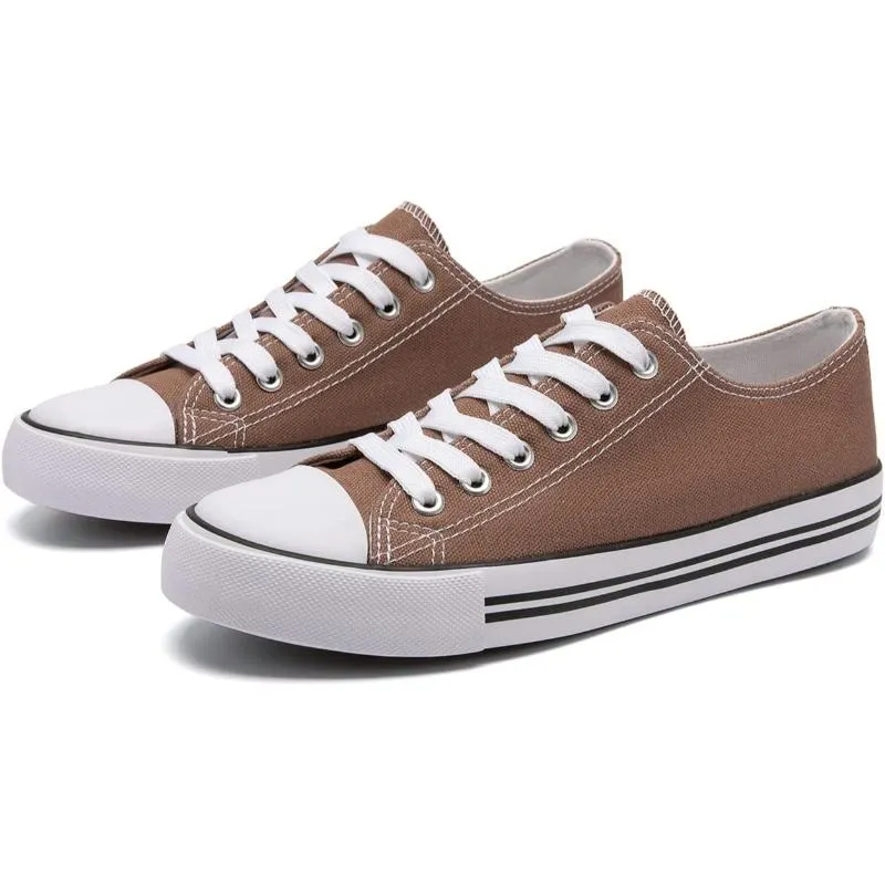 Traditional Canvas Lace Up Trainer For Men