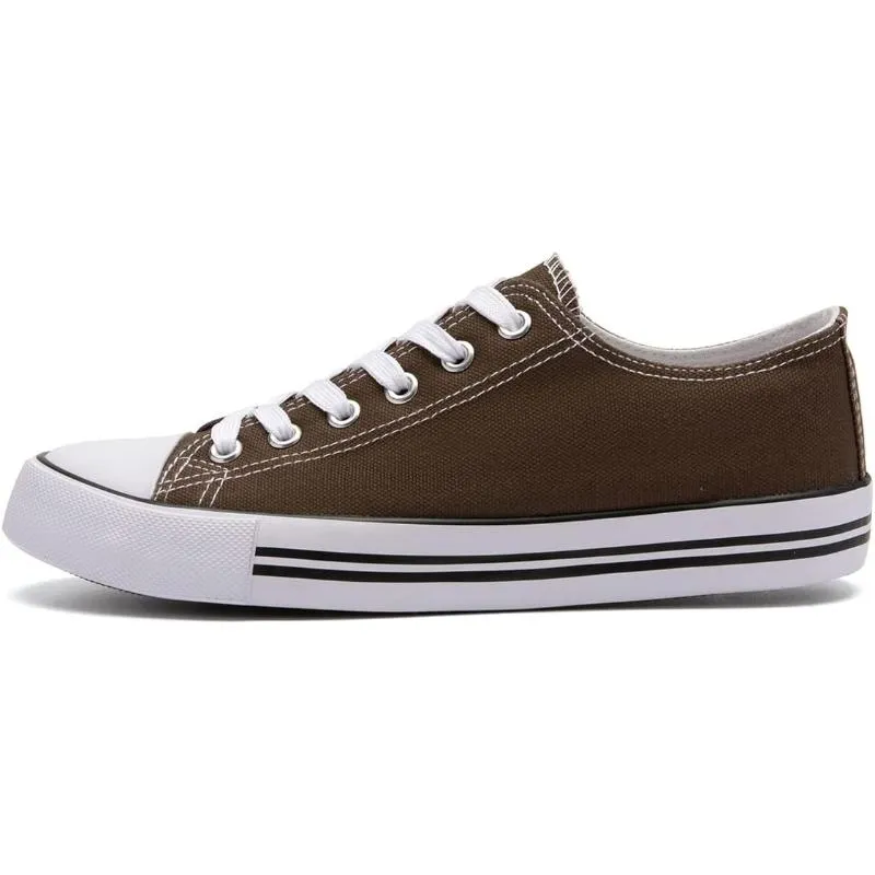 Traditional Canvas Lace Up Trainer For Men