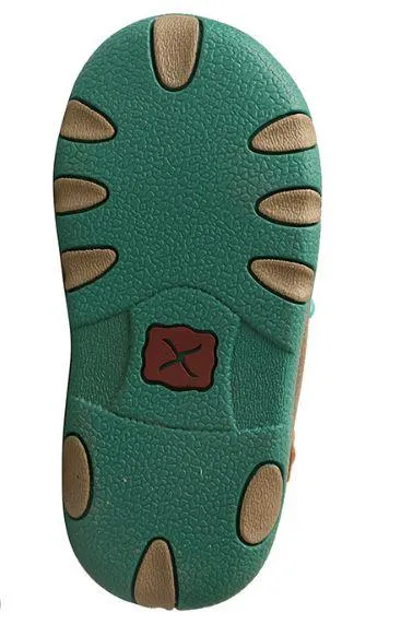 Twisted X Infant and Toddler Bomber and Turquoise Driving Mocs Casual Shoes ICA0008