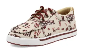 Twisted X Kid's Maroon/Ivory Kicks