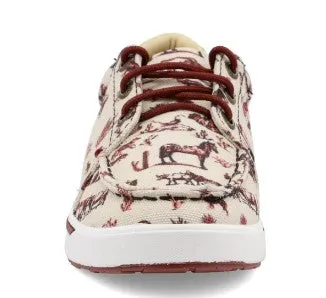 Twisted X Kid's Maroon/Ivory Kicks