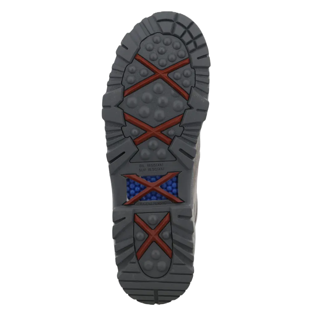 Twisted X® Men's Grey Work Chukka Driving Moc Lace Up Shoes MXCN001