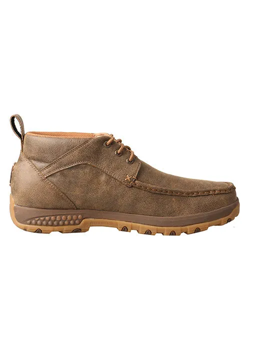 Twisted X MXC0001 Men’s Chukka Driving Moc with CellStretch® Bomber