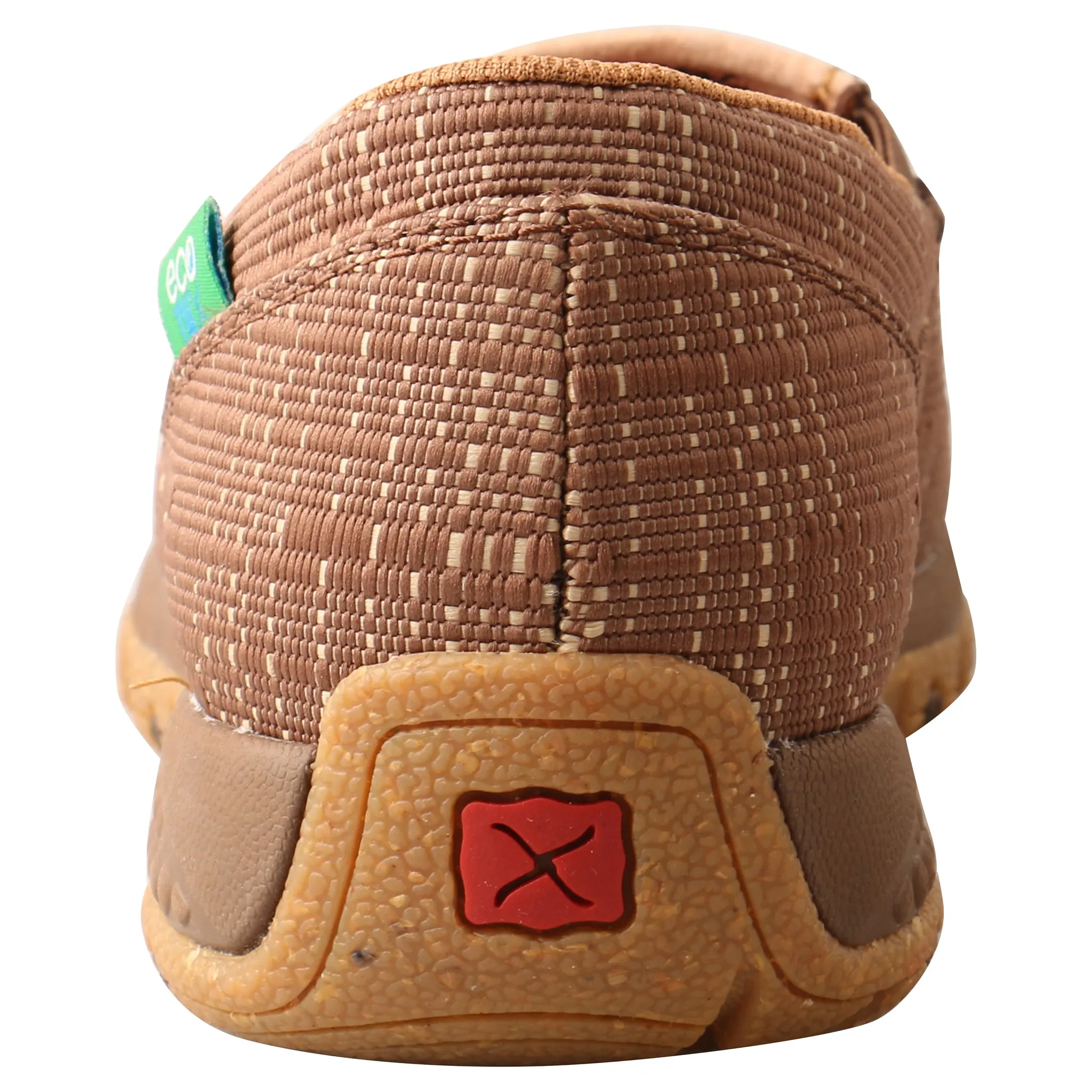 'Twisted X' Women's Cellstretch Slip On Driving Moc - Woven Brown / Coffee