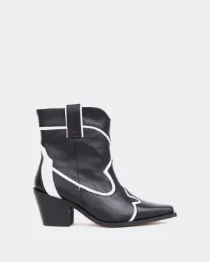 Ukamu Black Leather/Cuir Noir