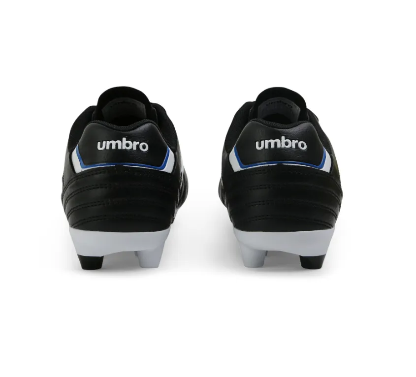 Umbro Adults Football Boot Speciali Liga FG Black/White/TW Royal