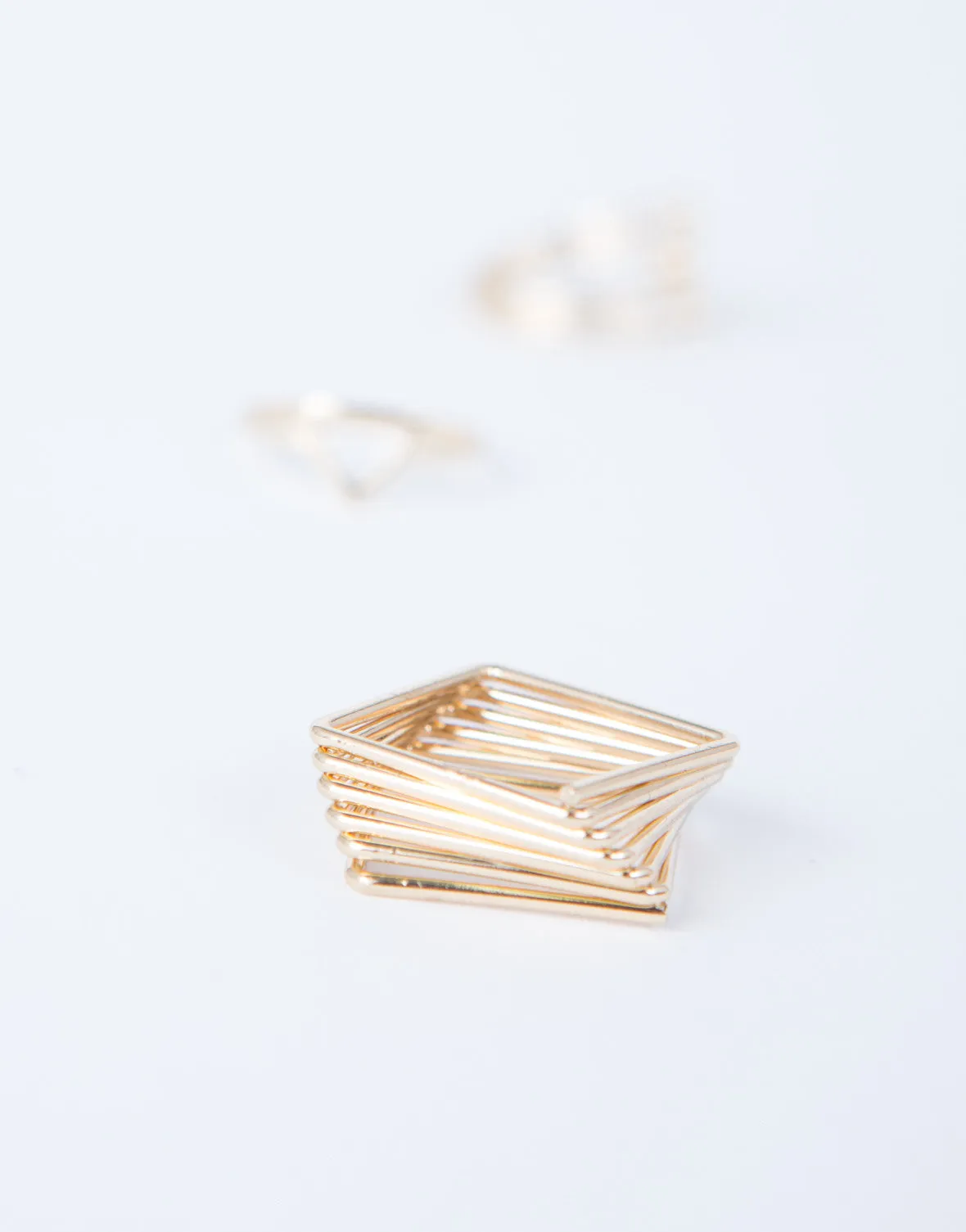 Unique Gold Ring Set
