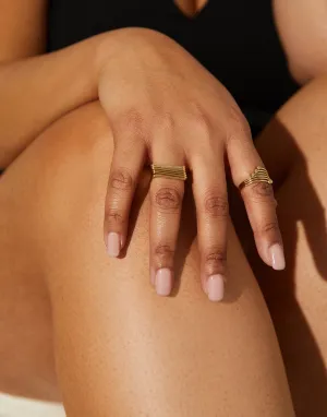 Unique Gold Ring Set