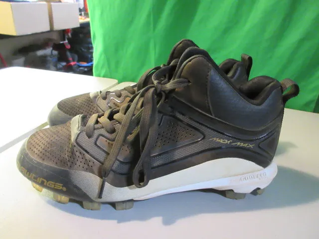 Used Rawlings Curve Mid Cleats Size 6.5