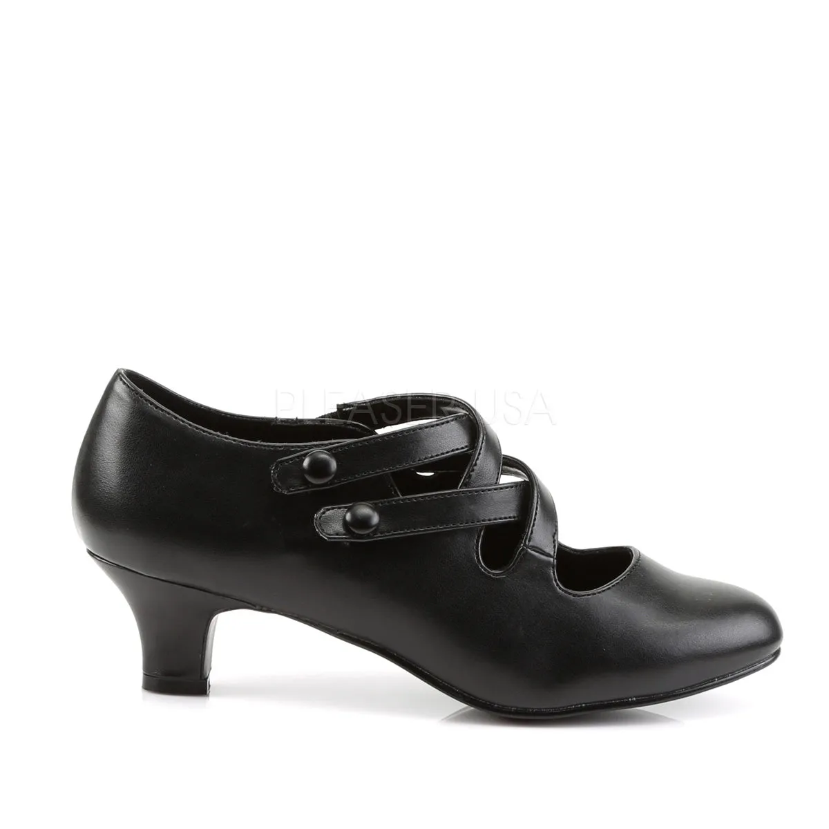 Victorian Granny Shoes Black