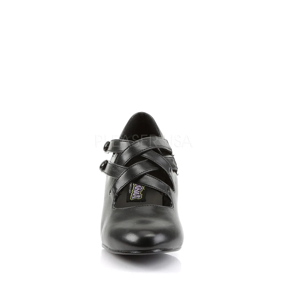 Victorian Granny Shoes Black