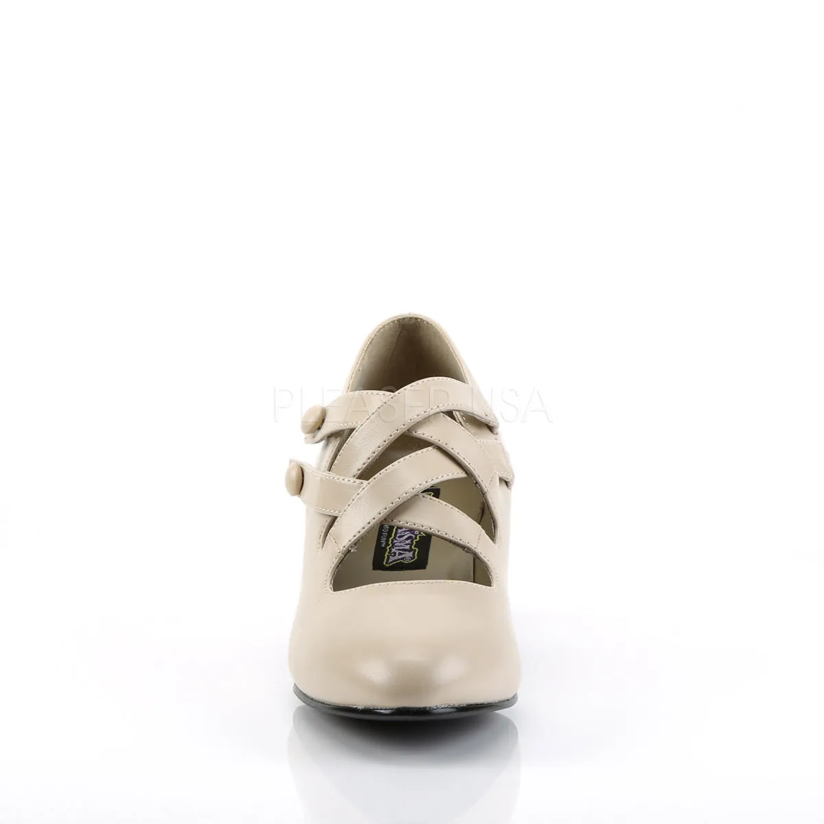 Victorian Granny Shoes Cream