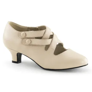 Victorian Granny Shoes Cream