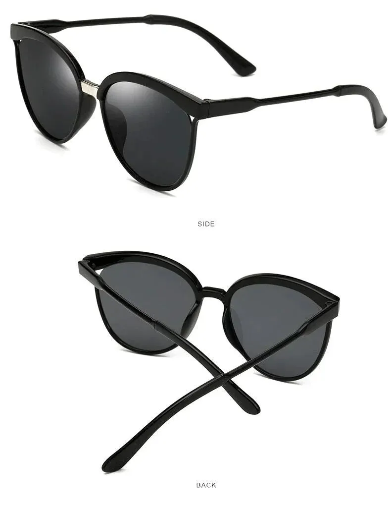 Vintage Style Designer Retro Sunglasses for Women with Mirror Lens