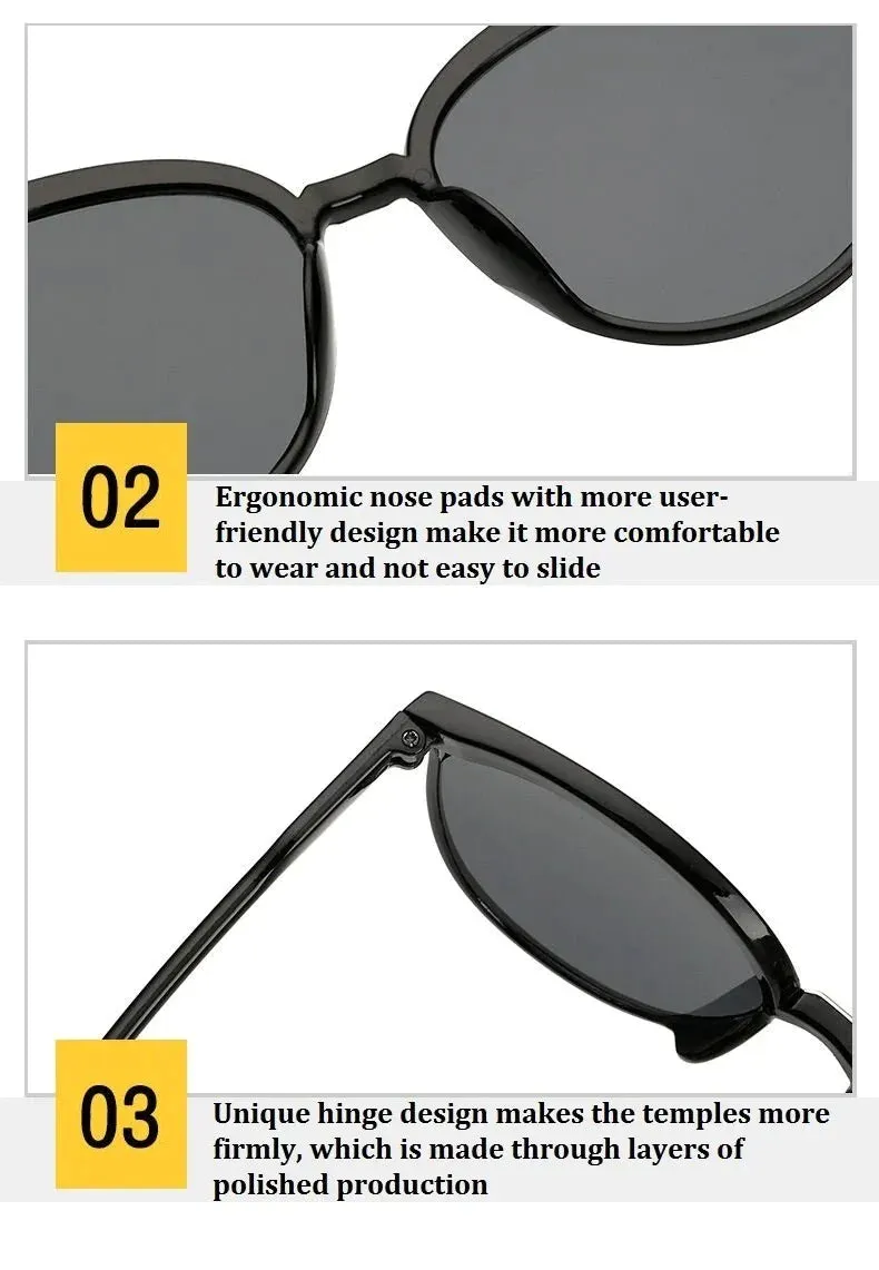Vintage Style Designer Retro Sunglasses for Women with Mirror Lens