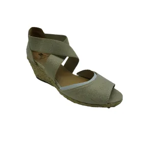 White Mountain Women's Hudlin Strappy Sandals Gold Size 8