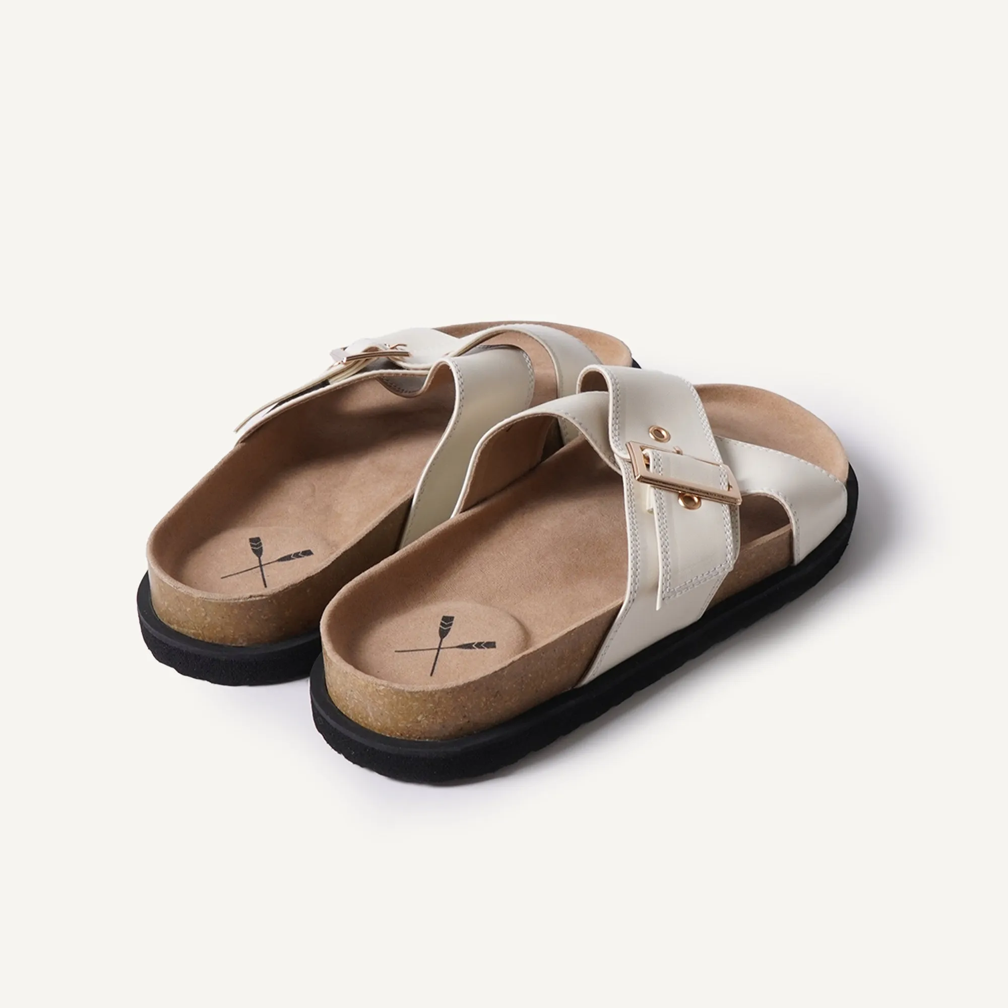Women's Cross Strap Slides