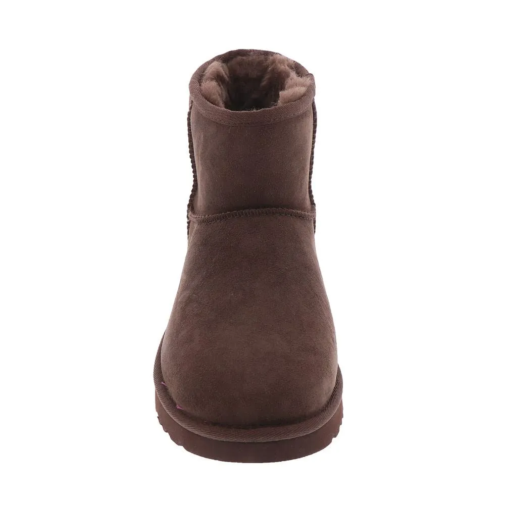 Women's Shoes UGG CLASSIC MINI II Sheepskin Ankle Boots 1016222 BURNT CEDAR