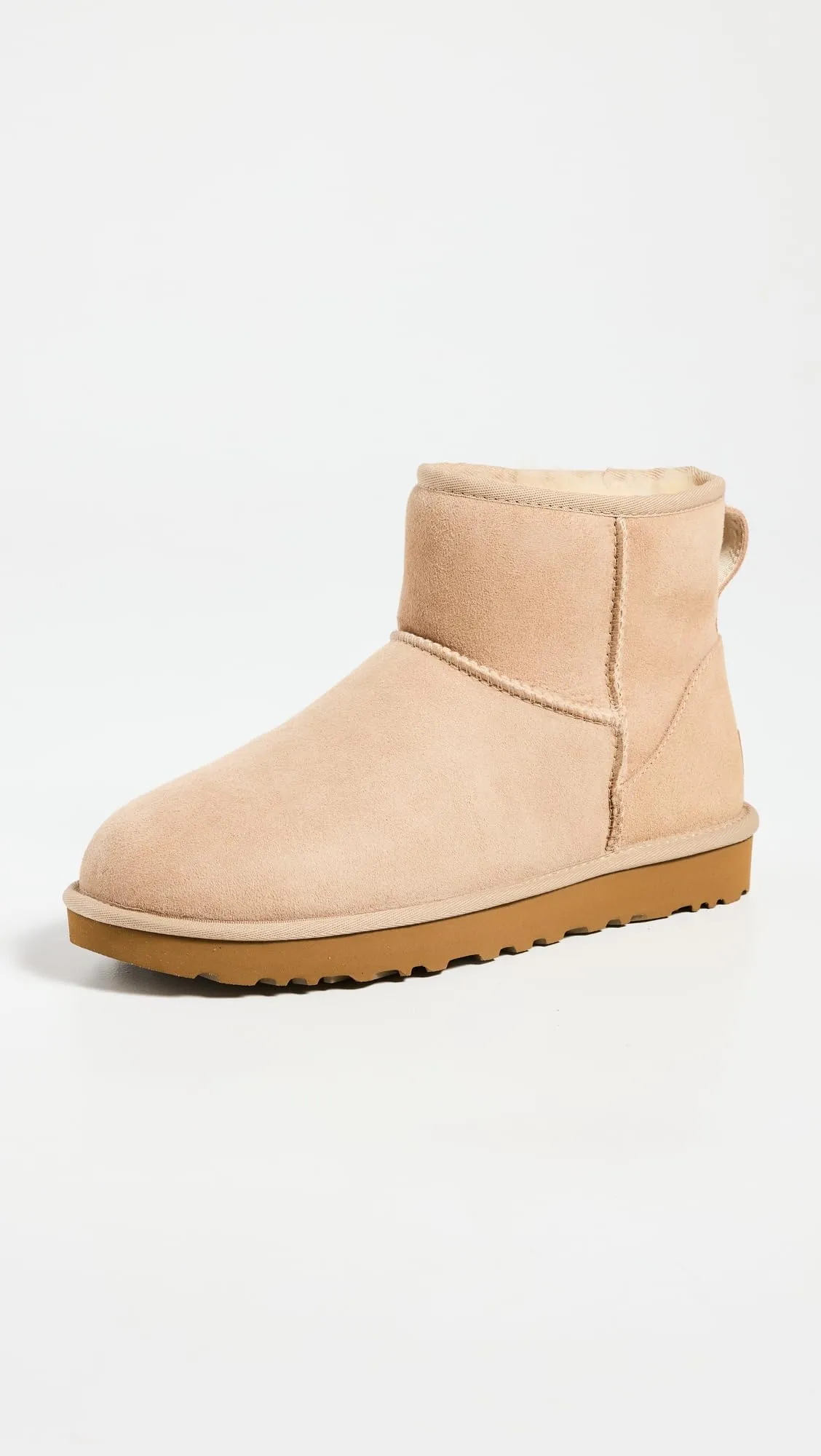 Women's Shoes UGG CLASSIC MINI II Sheepskin Ankle Boots 1016222 SAND