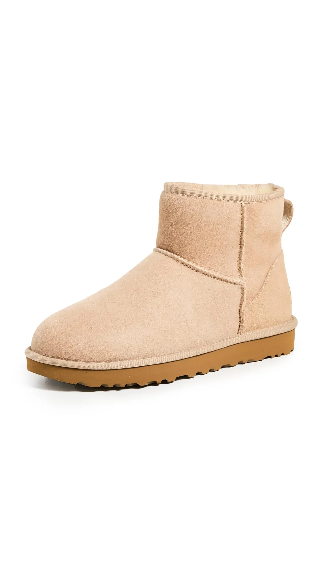 Women's Shoes UGG CLASSIC MINI II Sheepskin Ankle Boots 1016222 SAND