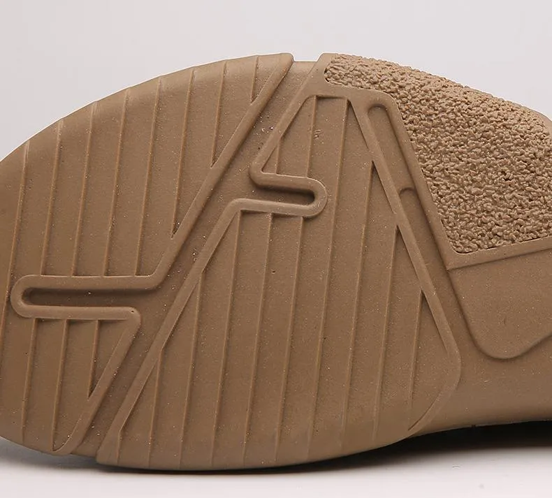 Wrapped Toe Leather Breathable Soft-soled  Shoes