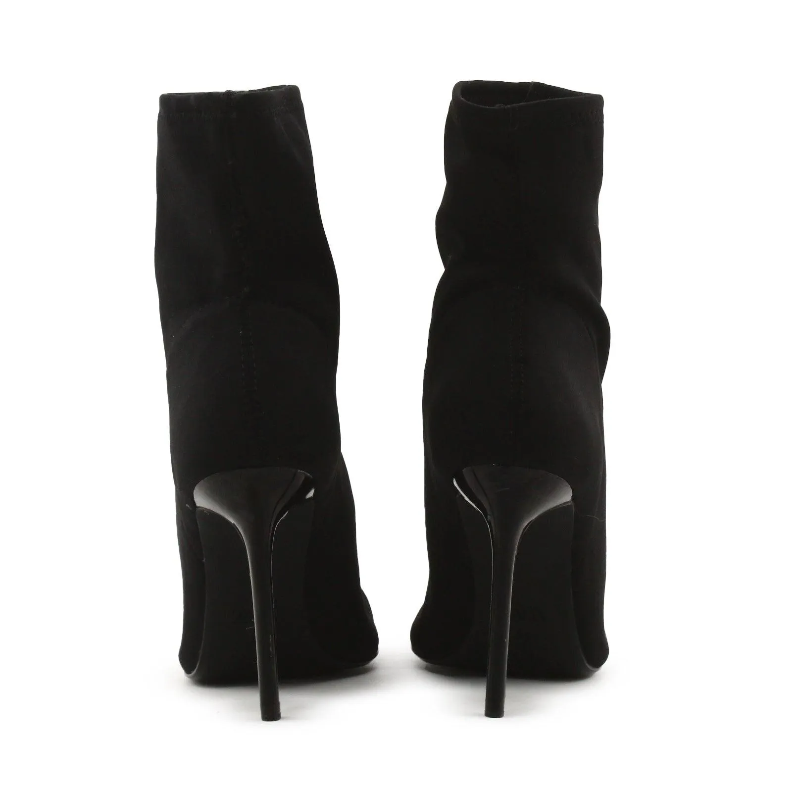 Zara Stilettos Heels Ankle Boots | Textile